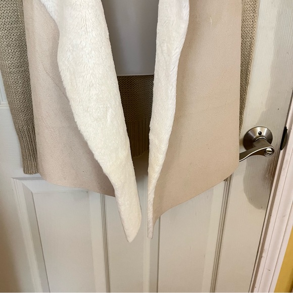 Angeleno Mixed Media Open Coat - Picture 6 of 16